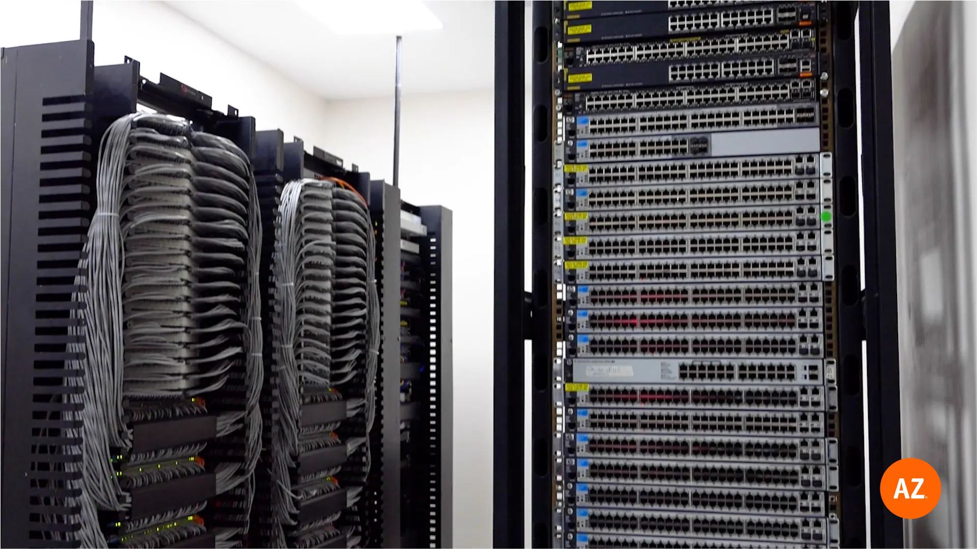Azpired network and server room showing the infrastructure behind Cebu delivery.